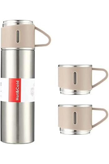 STOREMAX Sellbuyst Layered Stainless Steel Vacuum Insulated Water Bottle Coffee Mug Thermal Flask 12H Insulation