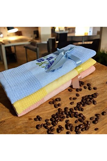 STOREMAX Polysight Embroidered Dishcloth 3 Colors Kitchen Hand Towel Trendzap 467437