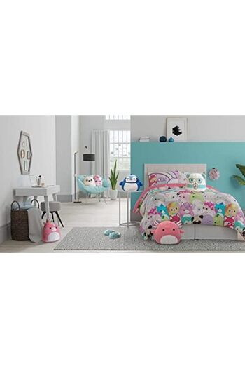 STOREMAX Snshop Squishmallows Bedding Set Super Soft Comforter and Pillowcase Set, 7 Pieces Ta