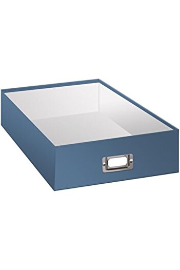STOREMAX Jumbo Scrapbook Storage Box, Sky Blue