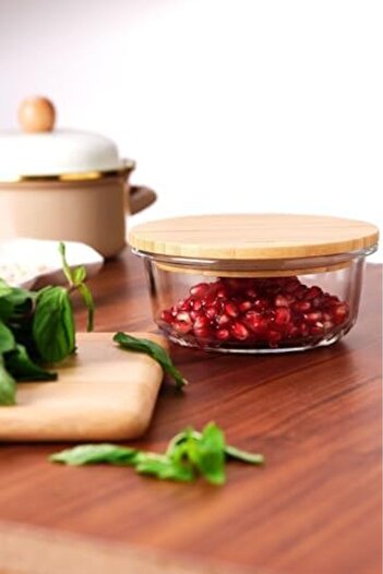 STOREMAX Sellbuyst Natural 400 ml Rectangular Borosilicate Storage Container Trendy 266450