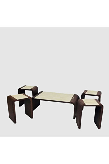 Tasamem Dafia 5-piece ceramic table set