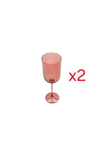Porland Mose 2-Piece Red Goblet 350Cc