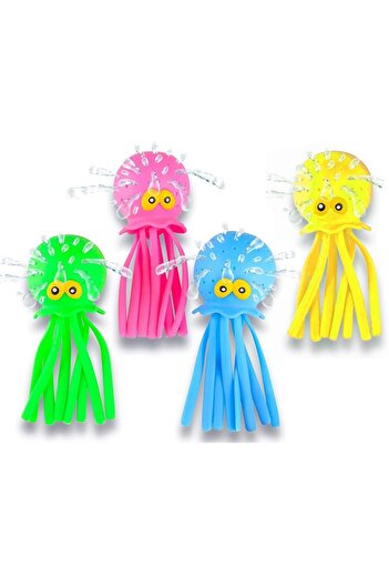 erorex Octopus Water Balls Set 4 Water Bomb Splash Soaker Ball Toys Games Fun Soak Wet Water Toy Rubber