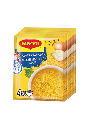 Maggi Chicken Noodle Soup Sachet 60 gDelicious Instant Soup with Noodles and Real Chicken Flavor