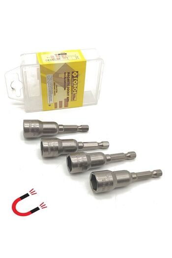 Force Magnetic Wrench Set 4 Pieces 13 mm