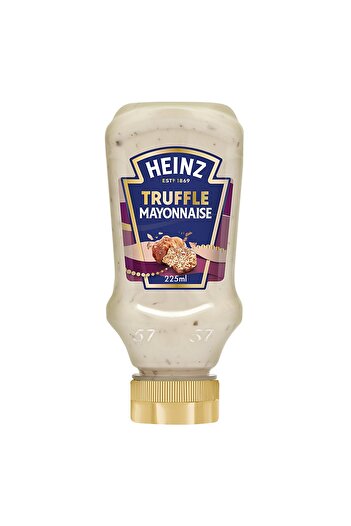 Heinz Truffle Mayonnaise Top-Down Squeeze Bottle 225 ml Creamy Taste with Gourmet Truffle