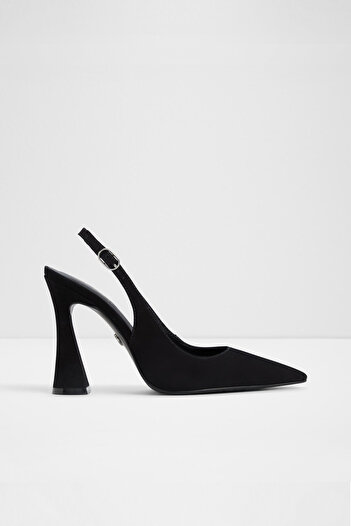 Aldo Daphnea - Women's Genuine Suede Leather Black Heeled Shoes