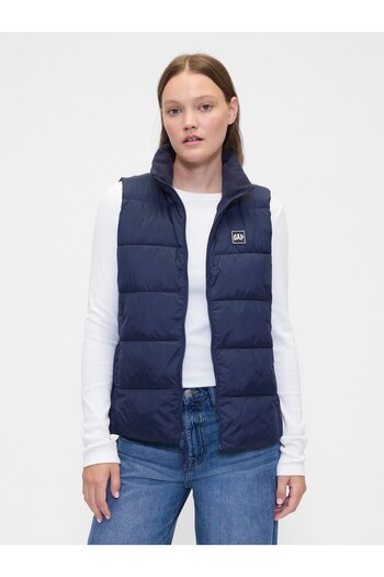 GAP Kadın Lacivert ColdControl Puffer Şişme Yelek
