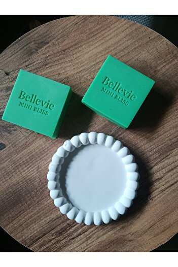 Handmade Bellevie Natural Soap – Fresh Scented Mint Green Decorative Soaps