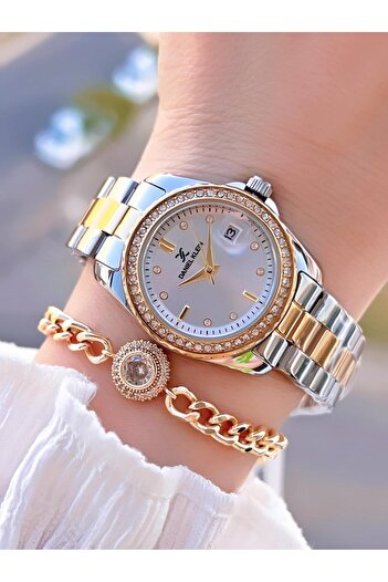 Daniel Klein Steel Cord 30 Mt Water Resistant Women Wrist Watch+Bracelet Byn.14134.3