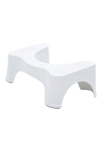 Generic Bathroom Toilet Stool White 9inch