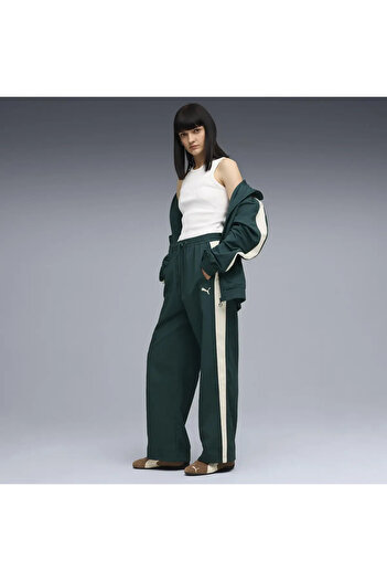 Puma T7 Oversized Track Pants Yeşil Erkek Eşofman Altı