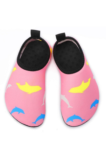 OEM Pink water shoes with fish, for girls, size 28