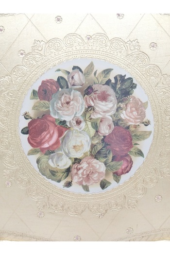 L&M FLORENCE ART L&M Italian Via Light Pink Wooden Tray