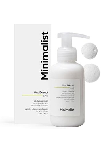 Minimalist Gentle Cleanser 6% Oat Extract For Sensitive Skin | Hydrating | Sulphate Free | Non-Dryin
