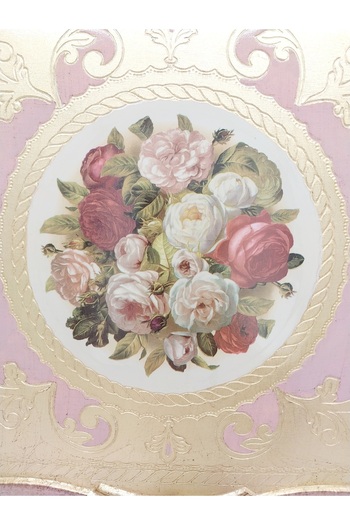 L&M FLORENCE ART L&M Italian Tira Light Pink Wooden Tray
