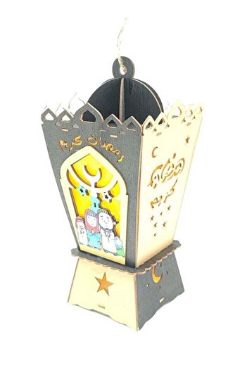 Generic إضاءة رمضان LED متعددة الألوان 25 سم