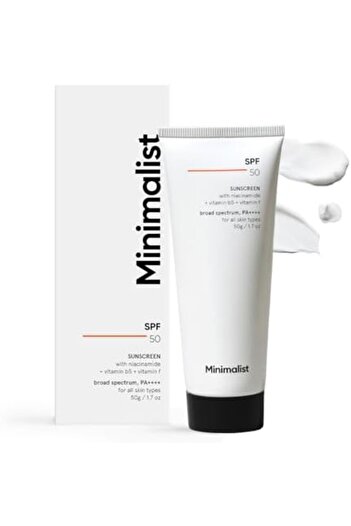 Minimalist Sunscreen SPF 50 PA++++ | Lightweight with Niacinamide | No White Cast | Broad Spectrum F