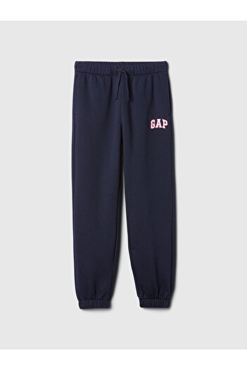 GAP Logo Heritage Girls' Navy Blue Sweatpants