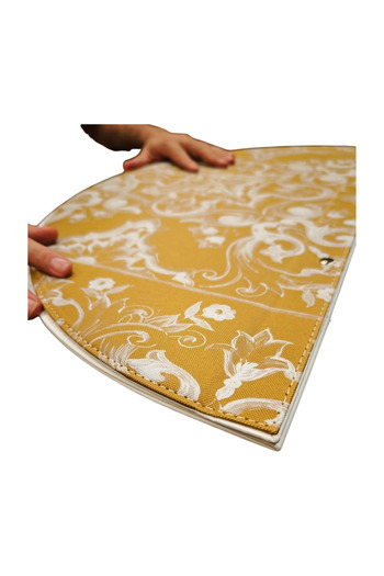 ankara menü Desk Mat – Leather Covered Desktop Writing and Study Mat 55X38 cm