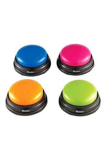 Learning Resources 4-Piece Answer Buzzers JV268FJJ 3.5inch