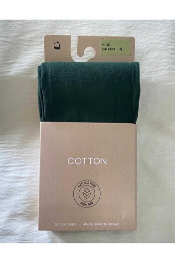 DÜVEN Green Cotton Women's Pantyhose Cotton & Matte 60 Den Pantyhose