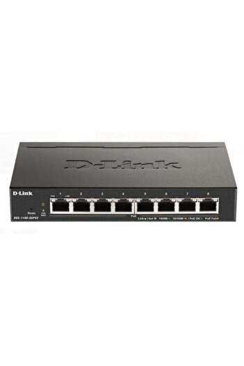 D-Link Switch DGS-1100-08PV2, 8 Porturi, Gigabit, PoE