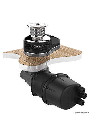 Lewmar VX3 GO electric winch 12/24V with slipper and anchor capstan