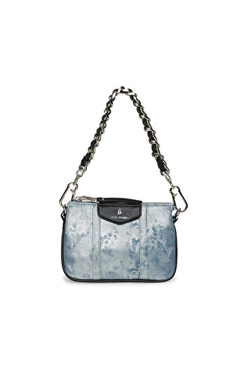 Steve Madden Women's Ramie-D Blue Denim Handbag