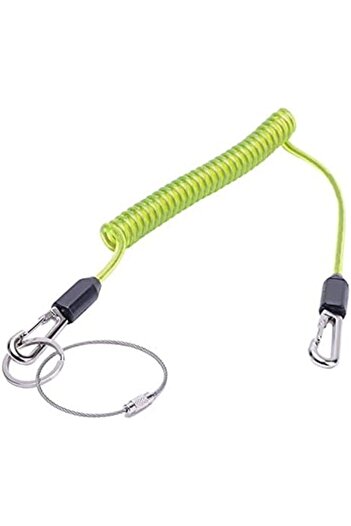 genric Scaffold Lanyard. Spiral Tool Safety Lanyard, Fishing Lanyards Boating Ropes Coiled Fish Missed Rope