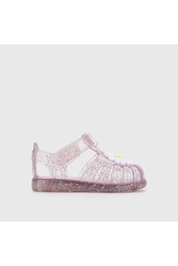 IGOR Tobby Gloss Flor Kids Sandals - Glittery Pink
