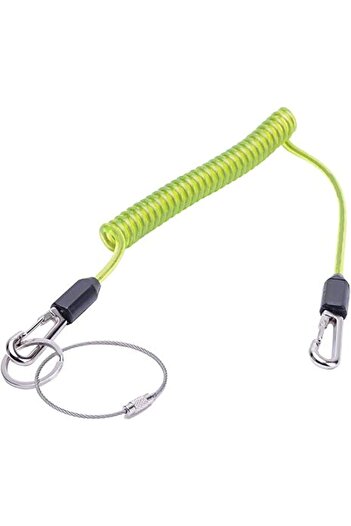 genric Scaffold Lanyard. Spiral Tool Safety Lanyard, Fishing Lanyards Boating Ropes Coiled Fish Missed Rope