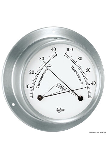 Barigo Hygrometer/thermometer Sky Satin SS