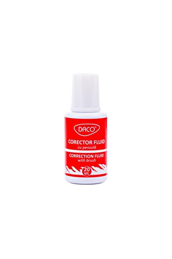 daço Lichid corector, Material lichid, Dimensiune 20 g, Vârf pensulă
