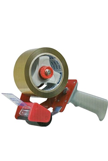 Milan Tape Dispenser, Material Plastic, Color White/Red