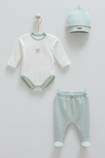 Caramell Forset Body Pants Hat Set - Green