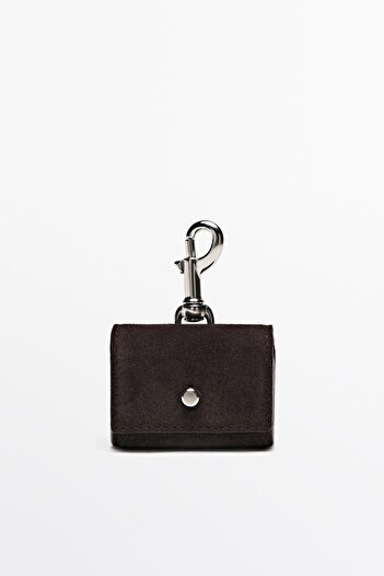 Massimo Dutti Kalın süet deri AirPods kılıfı