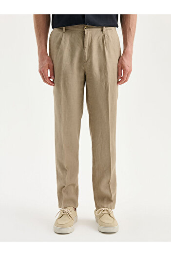 LC Waikiki Standard Fit Linen Men's Trousers