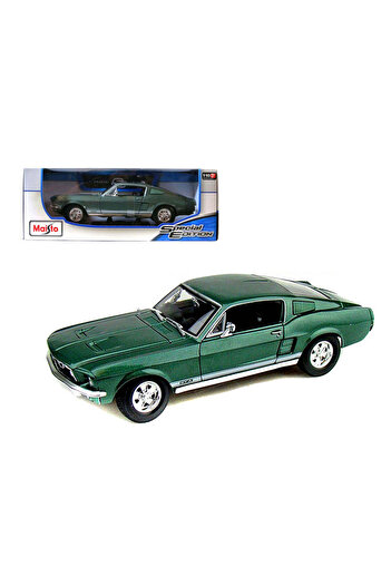 Maisto Ford Mustang Gta Fastback Green 1967 - 1/18