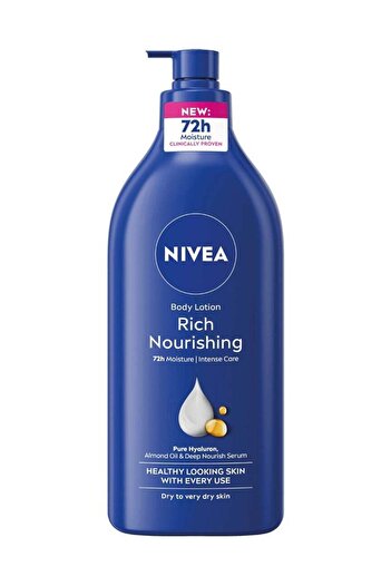 NIVEA Nourishing Body Lotion for Dry to Very Dry Skin, 625 ml