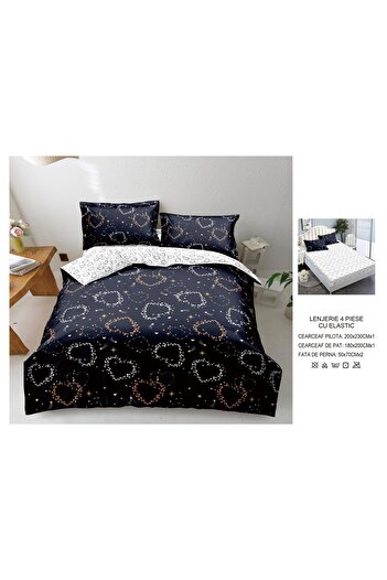 CHIRASO CHIRASO Bedding Set, Finet Premium, ELASTIC Sheet 180x200cm, Duvet Cover 200x230cm, 2 Pillowcases