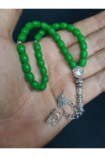 MRYart Green Plastic Beads Prayer Beads