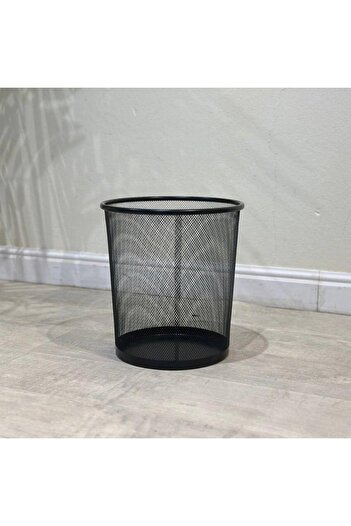 foryou Black round iron paper basket