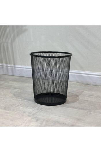 Trendat Black round iron paper basket
