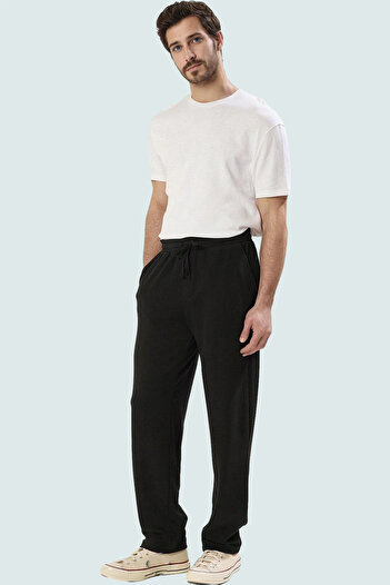 PayBuy Men's Fashion Wide Leg Textured Pants Comfortable Fit Summer for Daily Combinations