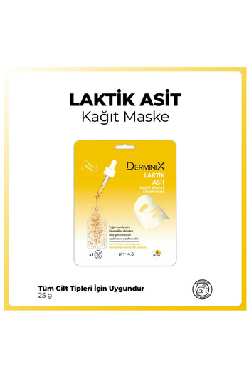 Derminix Paper Mask 25gr Lactic Acid