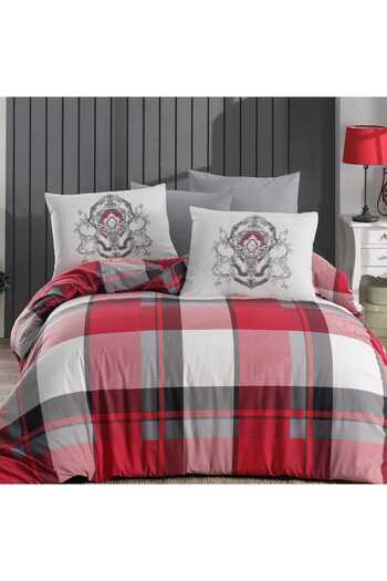 PAMUK DÜNYAM HOME Double Duvet Cover Set, Cotton, Floral and Vibrant Colors