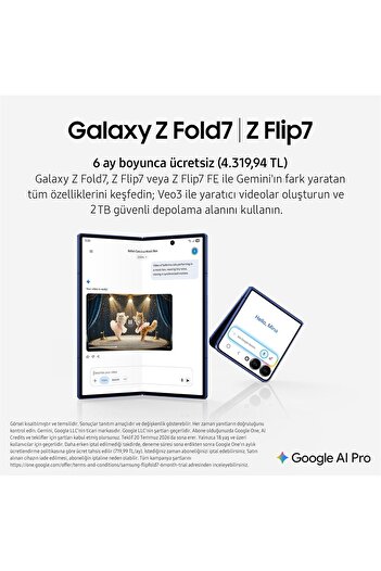 Samsung Galaxy Z Fold7 512 GB Gümüş Cep Telefonu