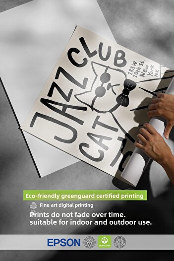 Postifull Unframed Poster, Hd Quality Wall Poster,Comfort Series, Cool Cat Jazz Club Poster, No:108688
